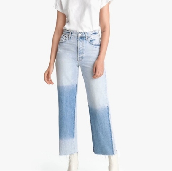 MOTHER The Rambler Ankle Fray Jeans Size 23